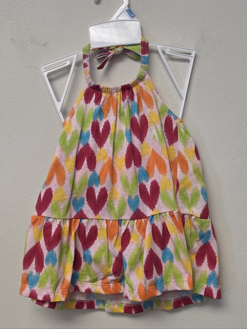 WonderKids Heart Halter Dress with bloomers Multicolor 18 months